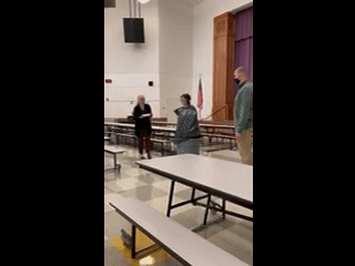 Ms. Billings gets pied!